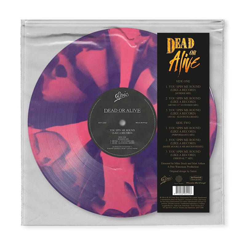 Dead Or Alive - You spin me round (like a record) (12-inch maxi-single) - Velvet Music