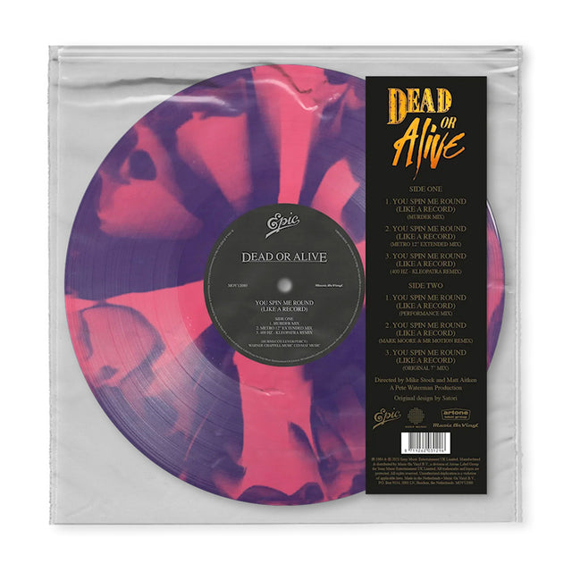 Dead Or Alive - You spin me round (like a record) (12-inch maxi-single) - Velvet Music