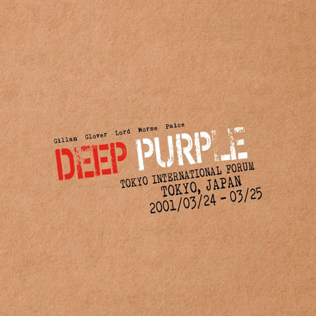 Deep Purple - Live in tokyo 2001 (LP) - Velvet Music