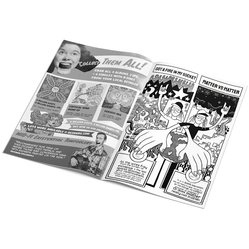 Dez Dare - A billion goats. a billion sparks. fin. (plus comic) (LP) - Velvet Music