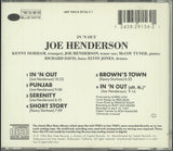 Joe Henderson - In 'N Out (tweedehands CD) - Velvet Music