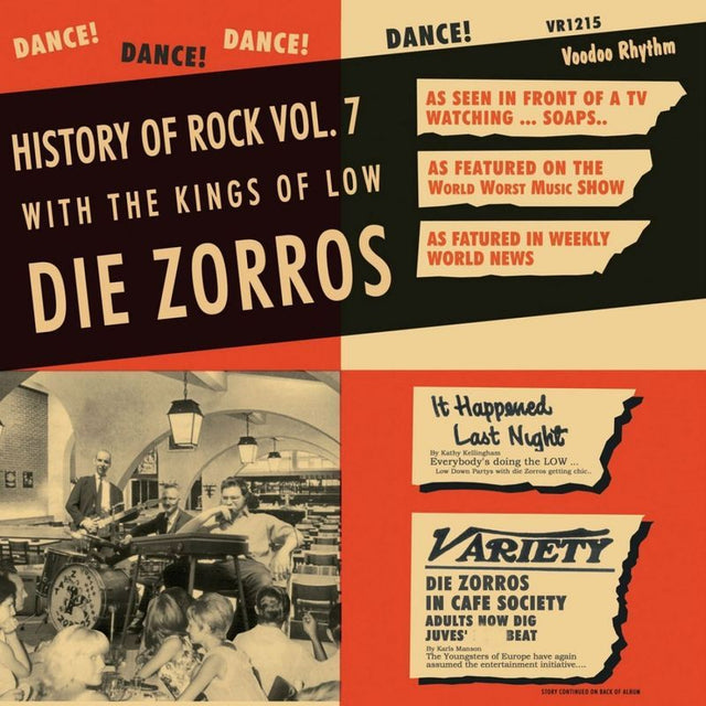 Die Zorros - History Of Rock Vol. 7 (LP) - Velvet Music