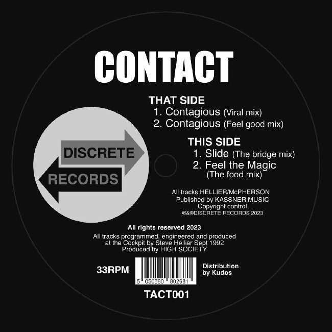Contact - Contagious (12-inch maxi-single) - Velvet Music