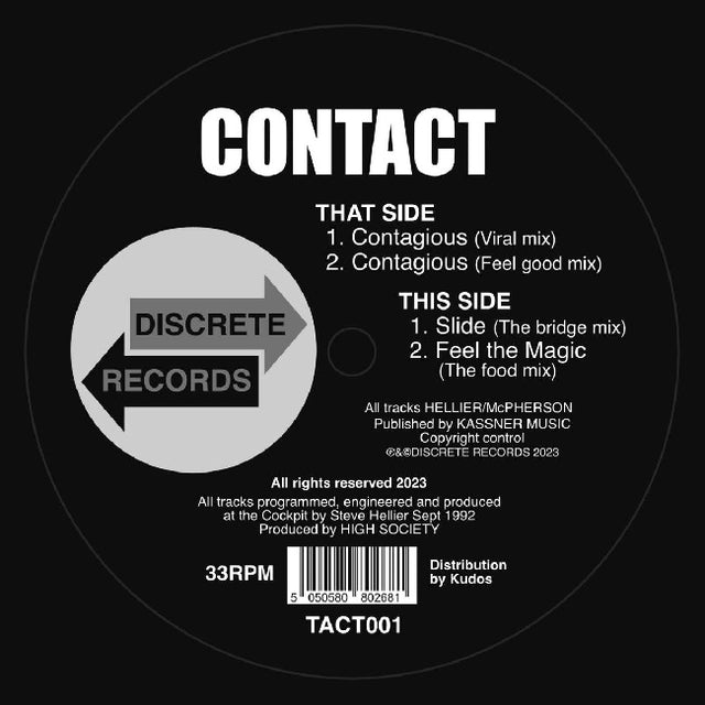 Contact - Contagious (12-inch maxi-single) - Velvet Music