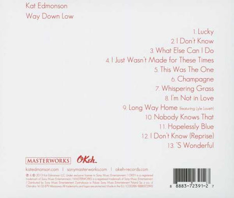 Kat Edmonson - Way Down Low (used CD)