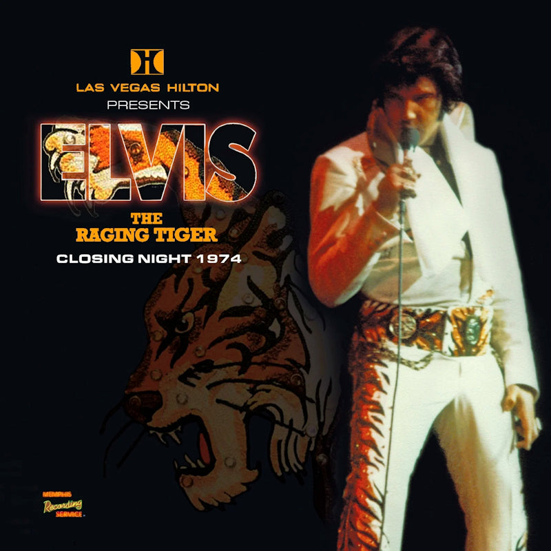 Elvis Presley - Las Vegas 'the raging tiger' closing night 1974 (LP)