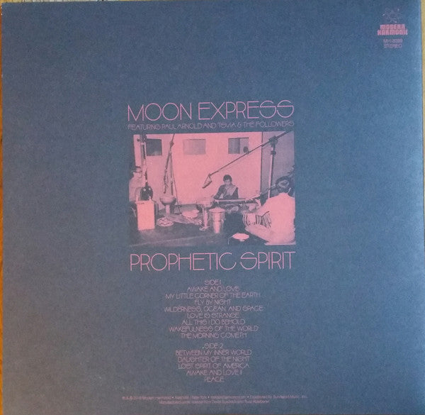 Moon Express Featuring Paul Arnold (8) &amp; Tsvia &amp; The Followers - Prophetic Spirit (LP)