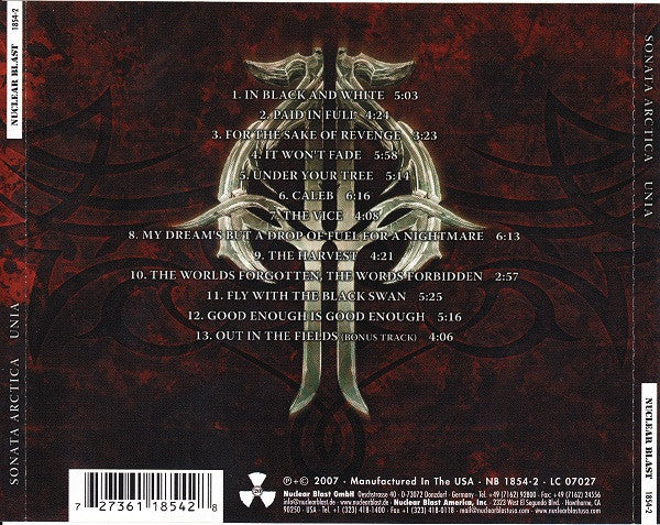Sonata Arctica - Unia (tweedehands CD) - Velvet Music