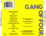 Gang Of Four - Entertainment! (tweedehands CD) - Velvet Music