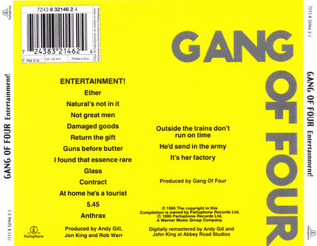 Gang Of Four - Entertainment! (tweedehands CD) - Velvet Music