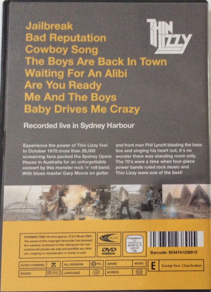 Thin Lizzy - The Boys Are Back In Town (DVD d'occasion)