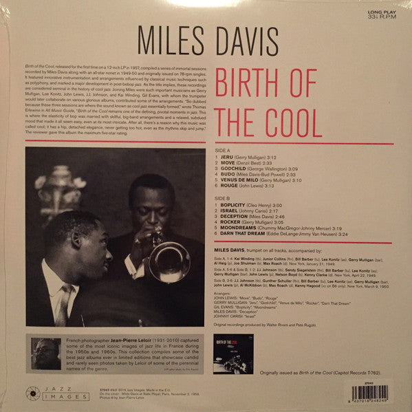 Miles Davis - Birth Of The Cool (LP) - Velvet Music