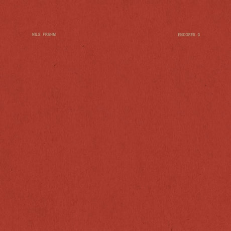 Nils Frahm - Encores 3 (12-inch maxi-single) - Velvet Music