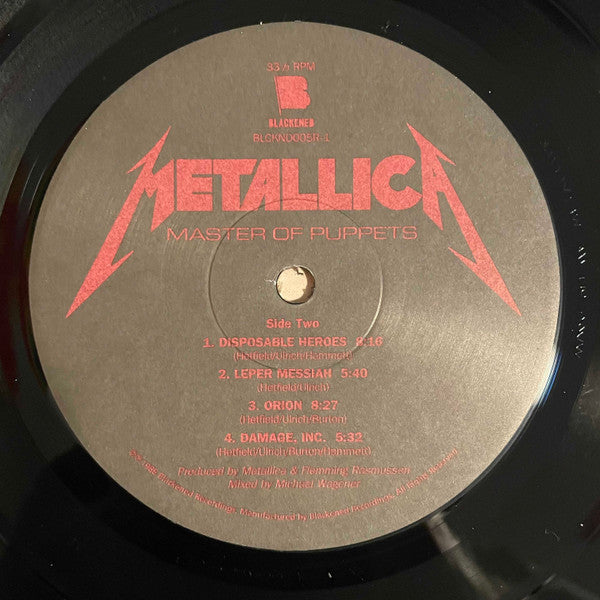 Metallica - Master Of Puppets (tweedehands LP) - Velvet Music