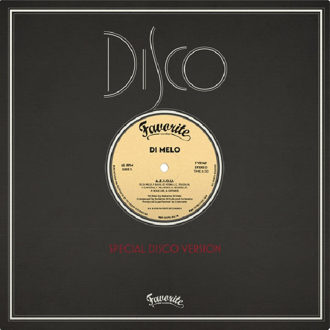 Di Melo - Aeiou (12-inch maxi single)