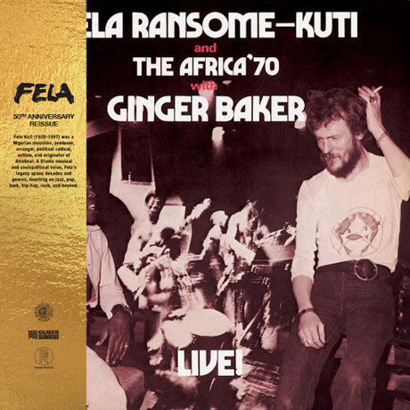 Fela Ransome-Kuti and The Africa'70 with Ginger Baker - Live! -50th anniversary- (LP) - Velvet Music