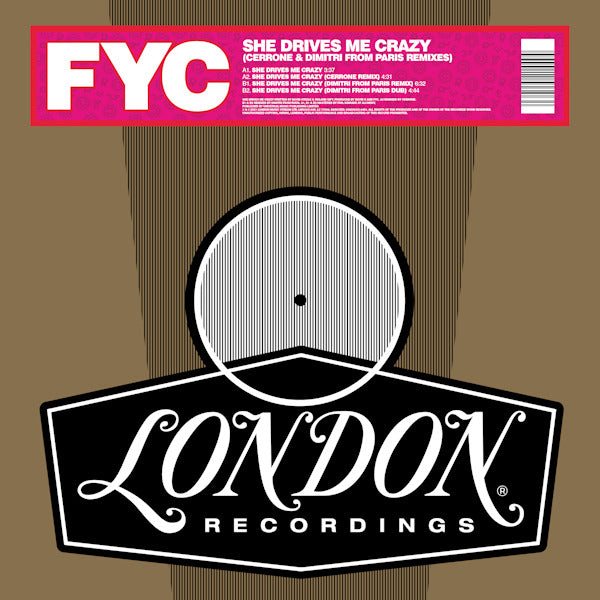 Fine Young Cannibals - She drives me crazy (cerrone &amp; dimitri from paris remixes) -rsd- (12-inch maxi-single)