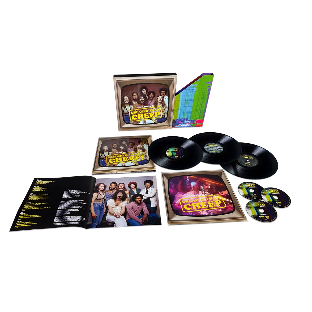Frank Zappa - Cheaper Than Cheep (Super Deluxe Edition) (180g Black Vinyl | Deluxe Edition | 3 LP | 2 CD | 1 Blu-ray LP) - Velvet Music