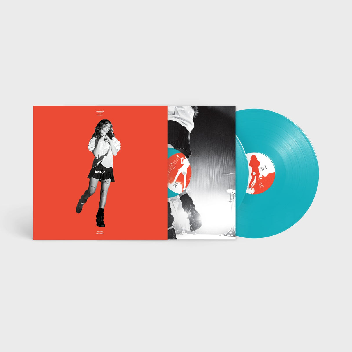 Froukje - Live in brussel (turquoise vinyl) (coloured Vinyl LP) - Velvet Music