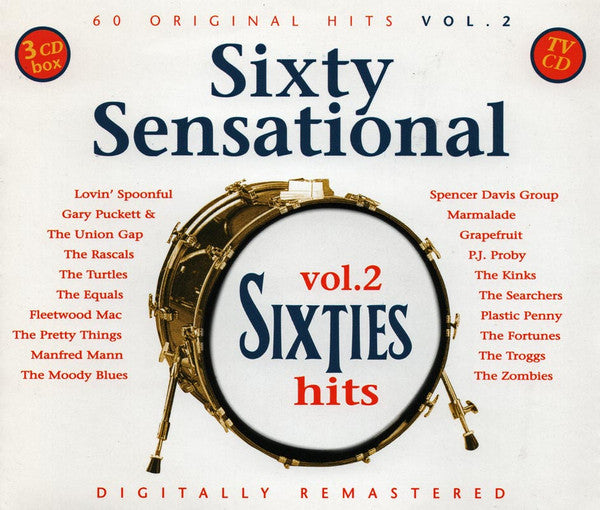 Various - Sixty Sensational Sixties Hits - Vol.2 (tweedehands CD) - Velvet Music