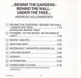 Andreas Vollenweider - ...Behind The Gardens - Behind The Wall - Under The Tree... (tweedehands CD) - Velvet Music