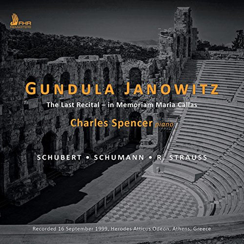 Gundula Janowitz - Dernier récital en mémoire de Maria Callas (CD)