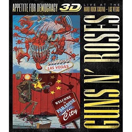Guns N' Roses - Appetite for democracy 3d: live at the hard rock c (Blu Ray disc music) - Velvet Music