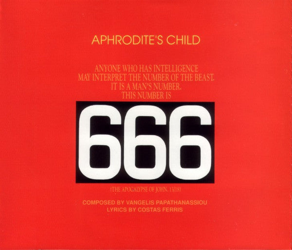 Aphrodite's Child - 666 (CD) - Velvet Music