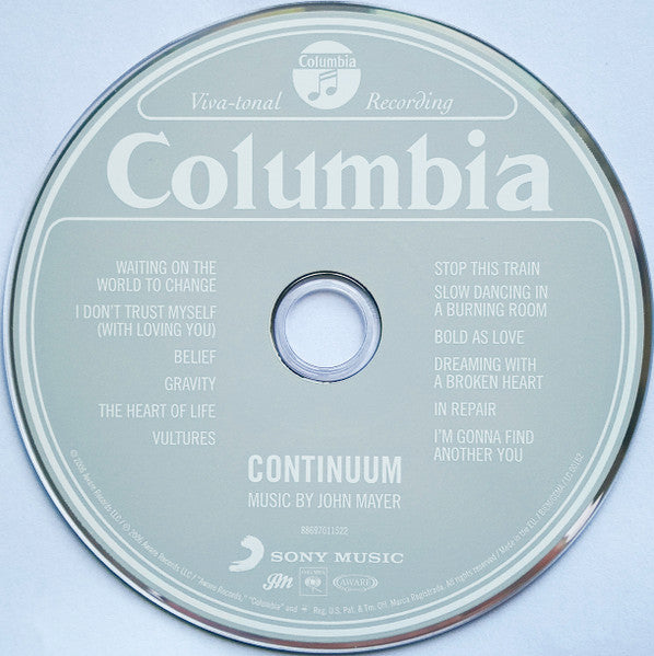 John Mayer - Continuum (used CD)