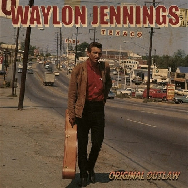 Waylon Jennings - (red/gold) original outlaw (LP) - Velvet Music