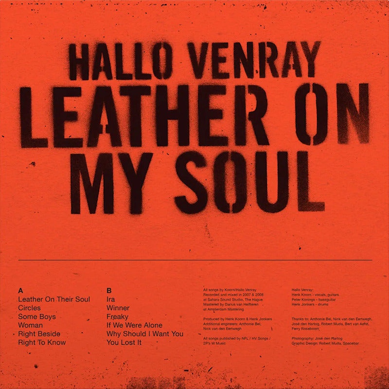 Hallo Venray - Leather on my soul -2024 reissue- (LP) - Velvet Music