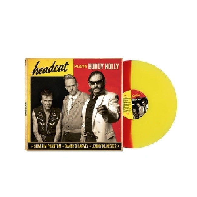 Headcat - Songs buddy holly (red/yellow) (LP)