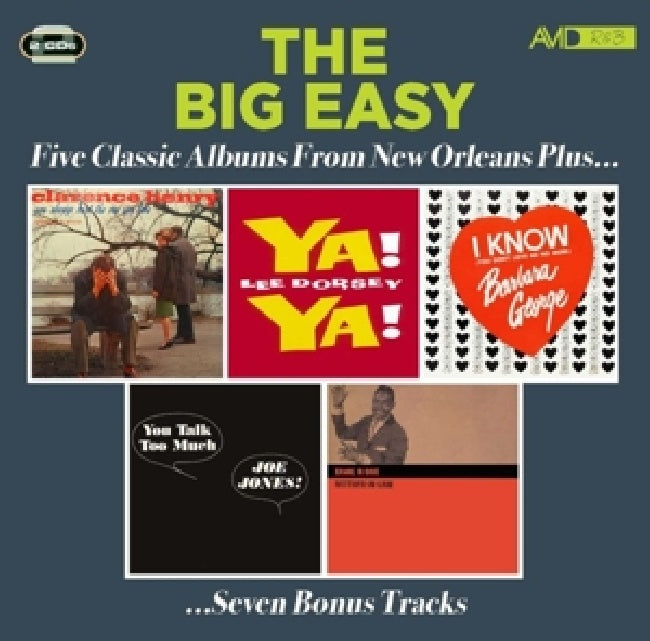 Clarence 'frogman' & Lee Dorsey & Barbara George & Joe Jones & Ernie K Henry -doe - Big easy - five classic albums from new orleans plus (CD)