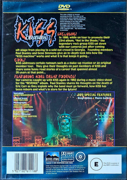 Rock And Roll Legends Kiss - A conversation With Kiss (DVD d'occasion)