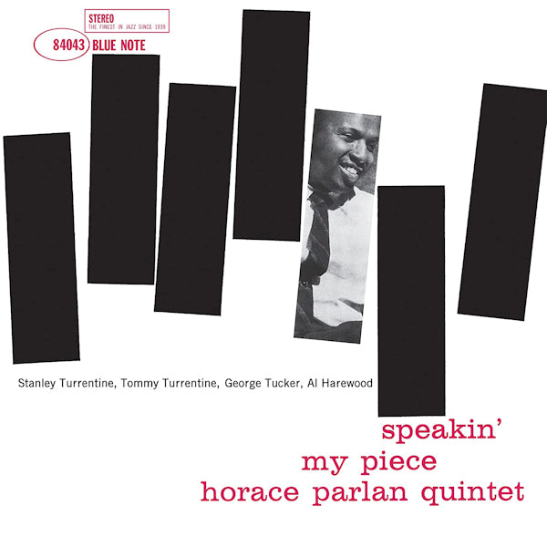 Horace Parlan - Speakin' my piece (CD) - Velvet Music