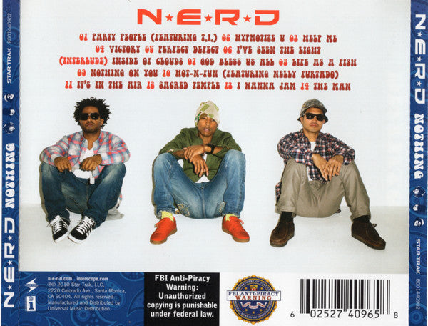 N*E*R*D - Nothing (CD) - Velvet Music