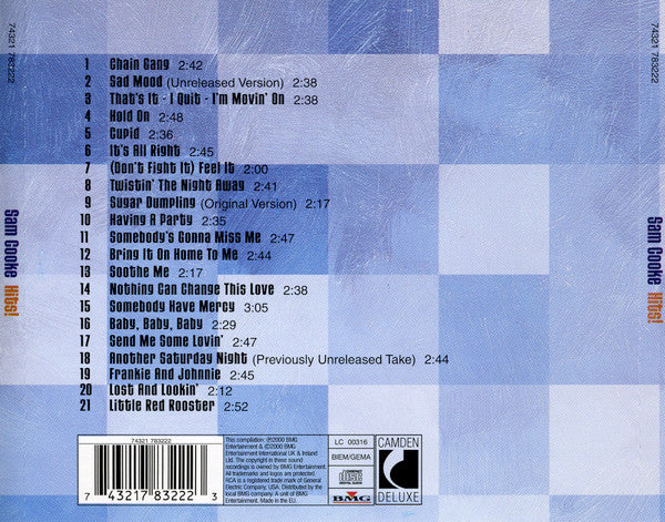 Sam Cooke - Hits! (second hand CD)