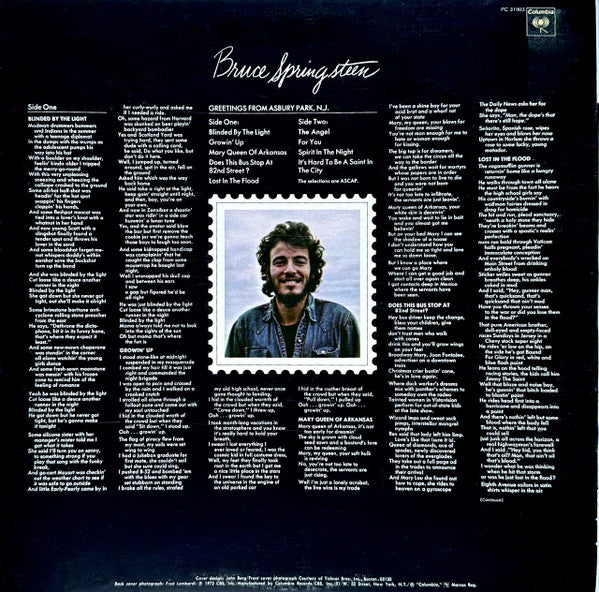 Bruce Springsteen - Greetings From Asbury Park, N.J. (tweedehands LP) - Velvet Music