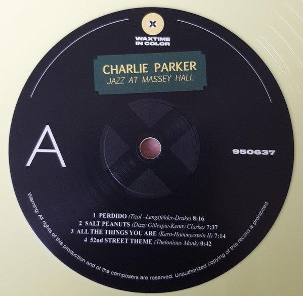 Charlie Parker Featuring Dizzy Gillespie, Bud Powell, Charles Mingus, Max Roach - Jazz At Massey Hall (LP) - Velvet Music