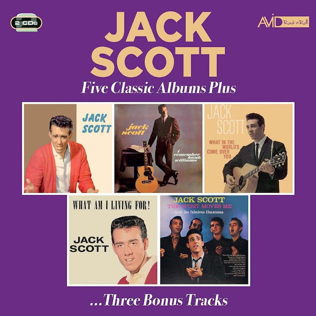 Jack Scott - Five classic albums plus (CD) - Velvet Music