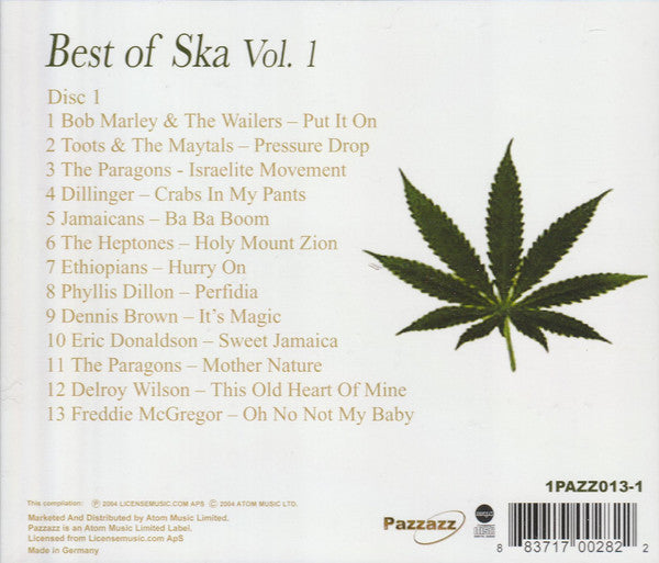 Various - Jamaica Ska Core Best Of Ska Vol. 1 (CD) - Velvet Music