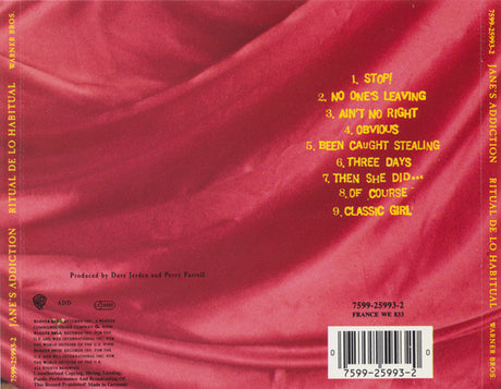 Jane's Addiction - Ritual De Lo Habitual (tweedehands CD) - Velvet Music