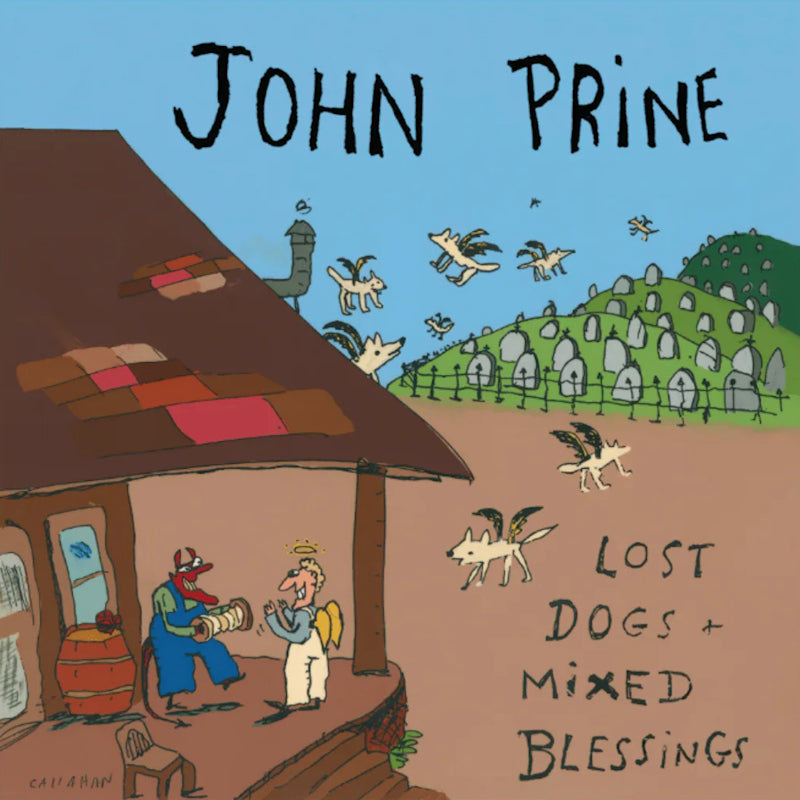 John Prine - Lost dogs + mixed blessings (buttered popcorn) (LP)