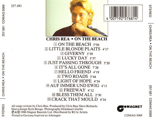 Chris Rea - On The Beach (tweedehands CD) - Velvet Music