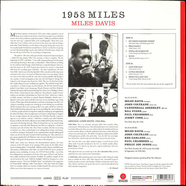 Miles Davis - 1958 Miles (LP) - Velvet Music