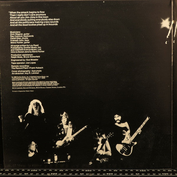 Lou Reed - Rock N Roll Animal (tweedehands LP) - Velvet Music