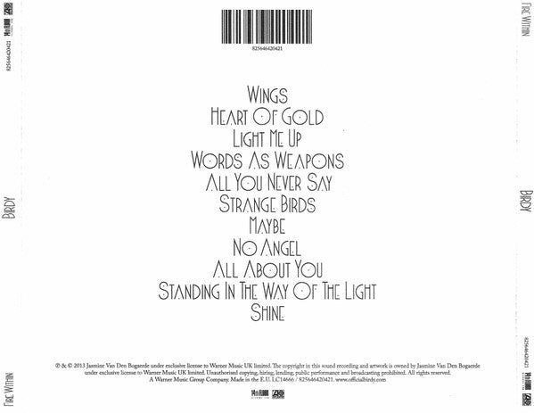 Birdy (8) - Fire Within (tweedehands CD) - Velvet Music