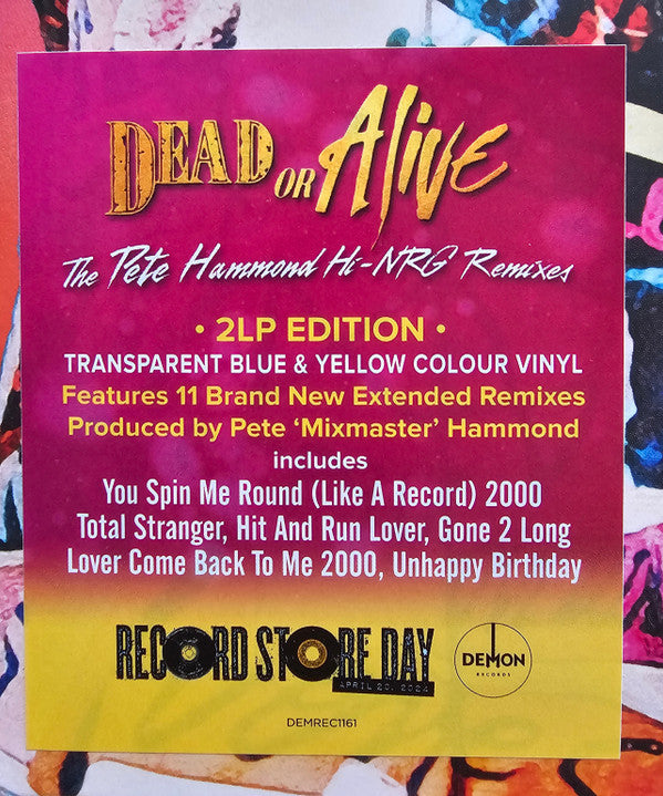 Dead Or Alive - The Pete Hammond Hi-NRG Remixes (LP)