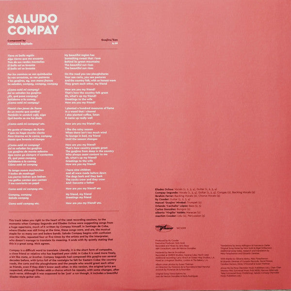 Buena Vista Social Club - Ahora Me Da Pena EP (LP) - Velvet Music