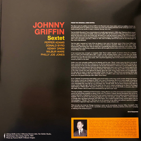 Johnny Griffin Sextet - Johnny Griffin Sextet (LP)